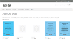 Desktop Screenshot of absolutebrass.com