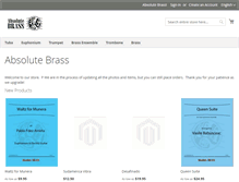 Tablet Screenshot of absolutebrass.com